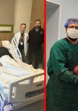 Yıllarca bu y&uuml;kle yaşamış! Gaziantep'teki operasyonda karnından &ccedil;ıkanın ağırlığı 8 kilo: "Kuş gibiyim"
