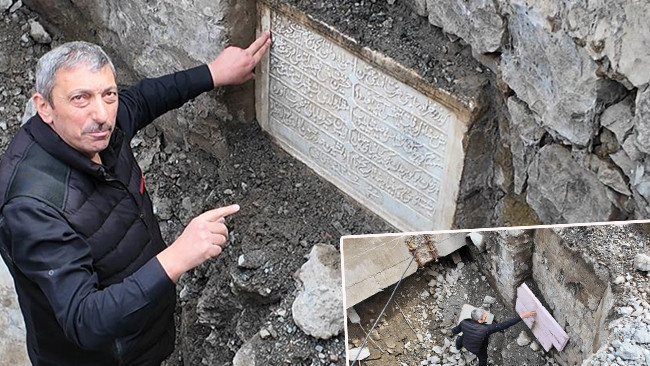 Yol &ccedil;alışmasıyla g&ouml;r&uuml;ld&uuml;: Babalarının vasiyetini yerine getirmişler! '1888 tarihinde yapıldığını tespit ettik'