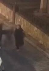 Yolda y&uuml;r&uuml;yen kadının boynundaki kolyeyi &ccedil;alan zanlı yakalandı