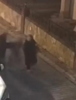 Yolda y&uuml;r&uuml;yen kadının boynundaki kolyeyi &ccedil;alan zanlı yakalandı